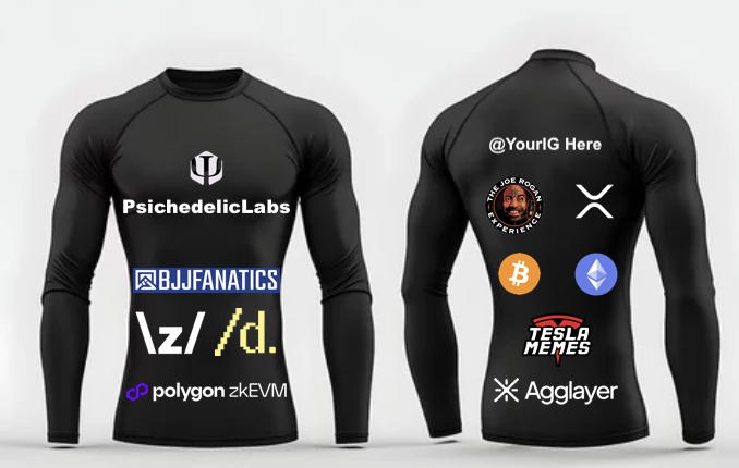 PsichedelicLabs Rash Guard - GothBoi Colorway - Image 1